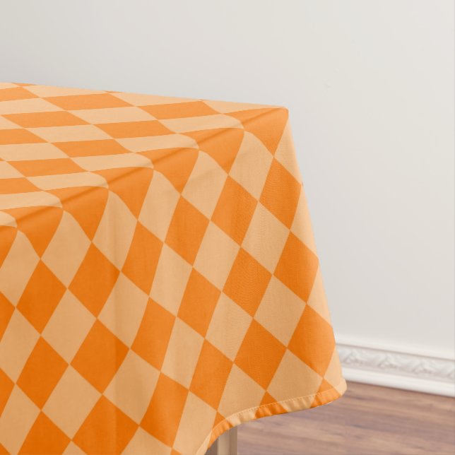 Orange Combination Diamond Pattern von STaylor Tischdecke (Beispiel)