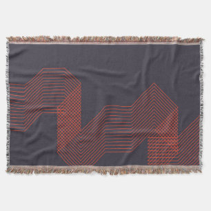 Orange coole, trendige Dekoration Decke