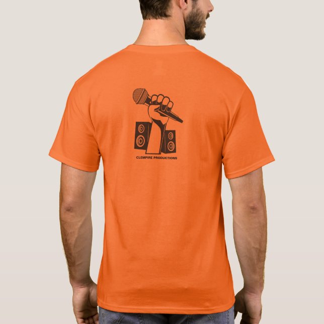 Orange Couch Lounge Tee Shirt (Rückseite)