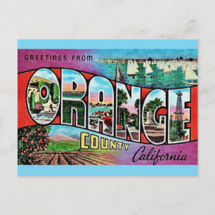 Orange County CA Postkarte