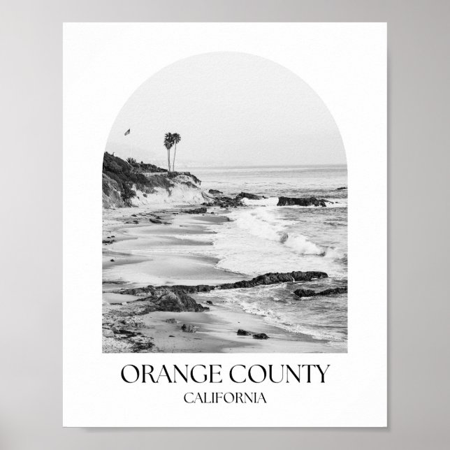 Orange County California Arch Foto Print Poster (Vorne)