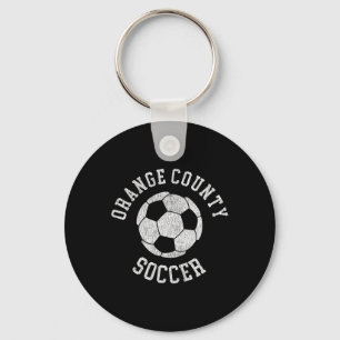 Orange County Soccer Retro Distressed 90er Jahre V Schlüsselanhänger