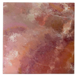 Orange Crackle Pastel Ceramic Tile Fliese