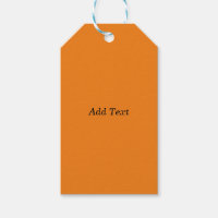 Orange Create your own Add Text Custom