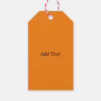 Orange Create your own Add Text Custom