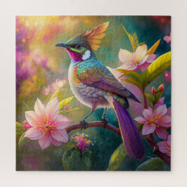 Orange Created Rainbow Jay Fantasy Bird