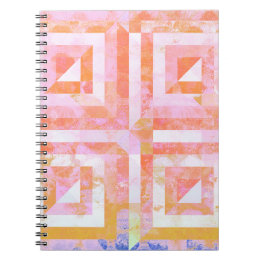 Orange Crush #3 Mixed Media Spiral Notebook Notizblock