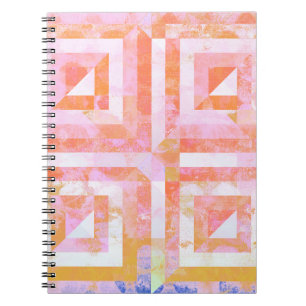 Orange Crush #3 Mixed Media Spiral Notebook Notizblock
