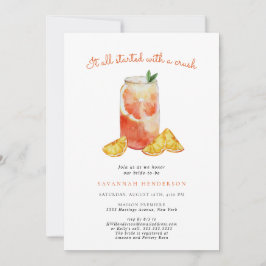 Orange Crush Bridal Dusche Einladung