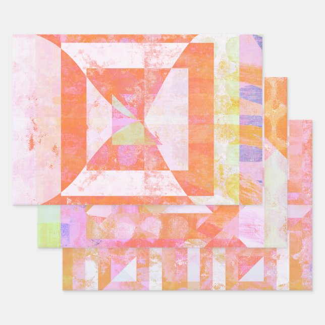 Orange Crush ensemble mixte de supports de papier  (Lot)
