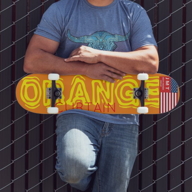 ORANGE CURTAIN 7 3/4" Skateboard Deck (Außenbereich 3)