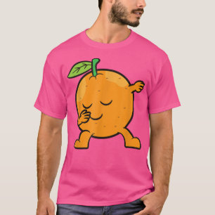 Orange Dabbing Orange Frucht Liebe Orange T-Shirt