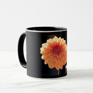 Orange Dahlia – Fine Art Florale Fotografie Tasse