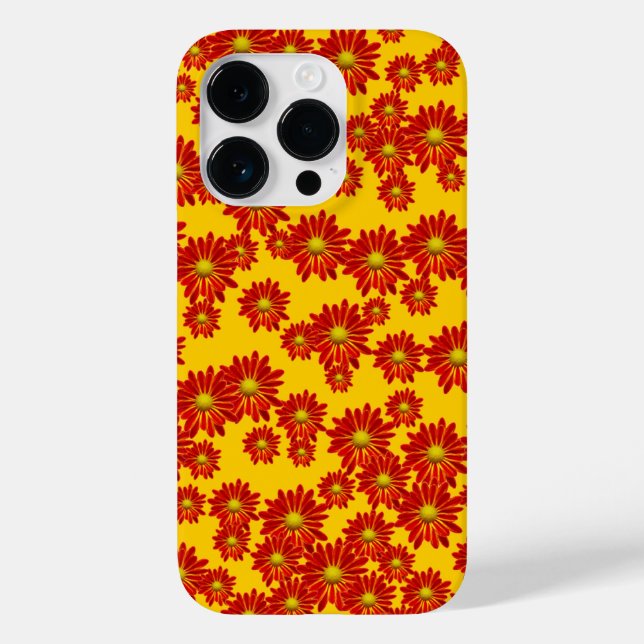 Orange Daisies Case-Mate iPhone Hülle (Rückseite)
