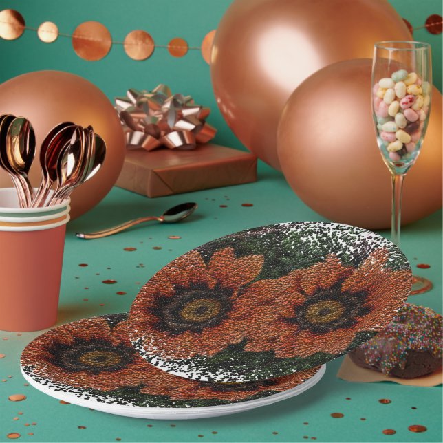 Orange Daisy Balls Paper Teller (Multi)