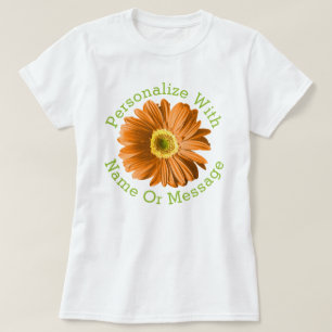 Orange Daisy Blume T-Shirt