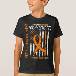 Orange Daughter Leukämie Krebs Bewusstseinszeit tr T-Shirt