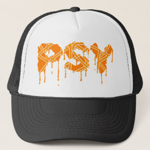 Orange de casquette de Psy