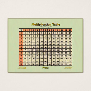 Orange de la carte de Table-poche de