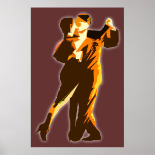 Orange des Plakats modern3 Poster