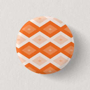 Orange Diamant Muster Button