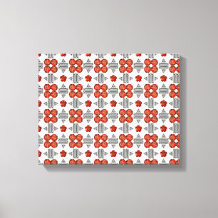 Orange Diamond Gemstone Art, Orange Leinwanddruck