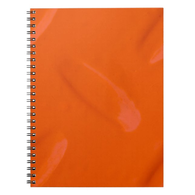 Orange Diamondplate-Notebook Notizblock (Vorderseite)