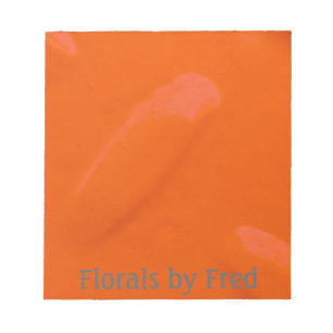 Orange Diamondplate Notepad Notizblock