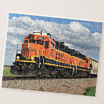 Orange Diesel Lokomotive Motor Eisenbahn<br><div class="desc">Orange Black Diesel Loco Zug Puzzle - sehen Sie in meinem Geschäft für mehr großartige Zuggeschenke</div>