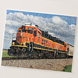 Orange Diesel Lokomotive Motor Eisenbahn