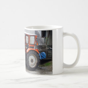 Orange Diesel Tractor Steyr KL II Kaffeetasse