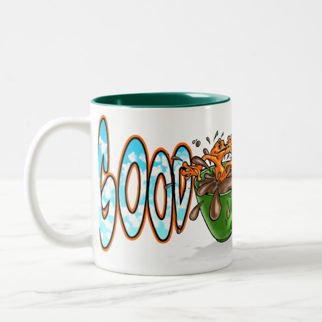 Orange d'Illow - bonjour - tasse (Gauche)