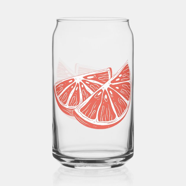 Orange Dosenglas (Vorderseite)