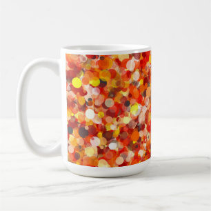 Orange Dot 15oz Tasse