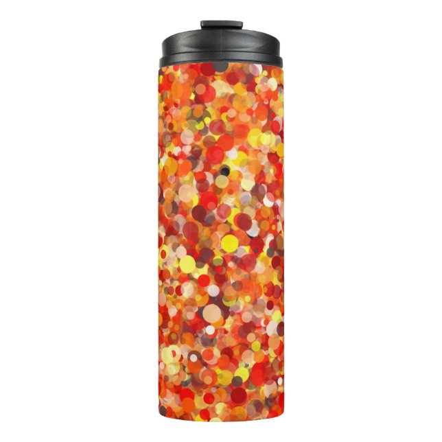 Orange Dot Thermal Tumbler Thermosbecher (Vorderseite)