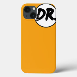 Orange DR. Logo Phone case