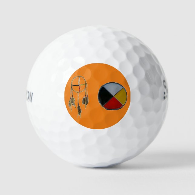 Orange Dream Medicine 12pk Srixon Golf Balls Golfball (Vorderseite)
