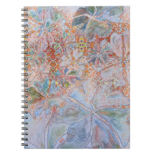Orange Dream Spiral Foto Notebook Notizblock