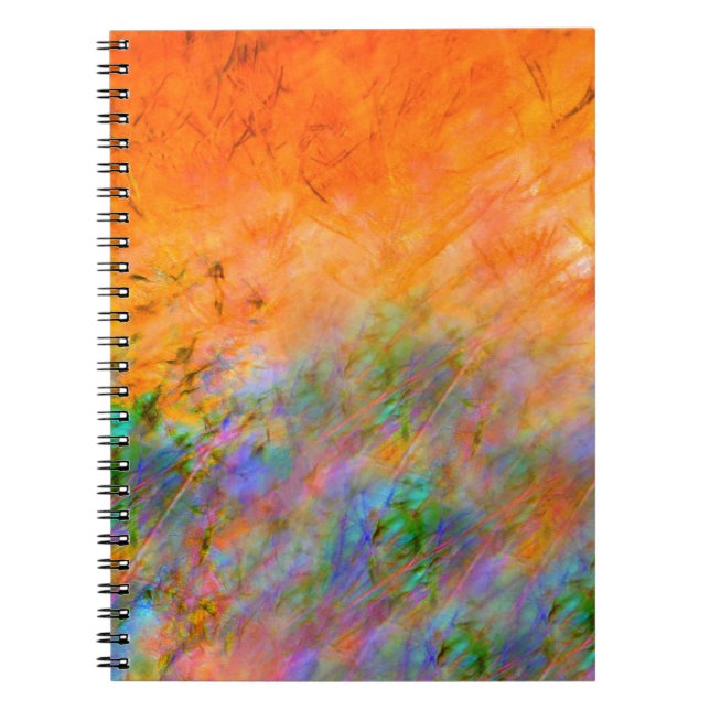 Orange Dreamscape Notizblock (Vorderseite)