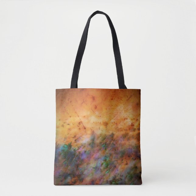 Orange Dreamscape Tasche (Vorderseite)