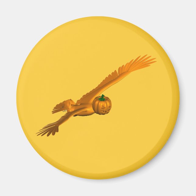Orange Eagle Magnet (Vorne)