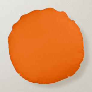 orange einfarbiges Kissen