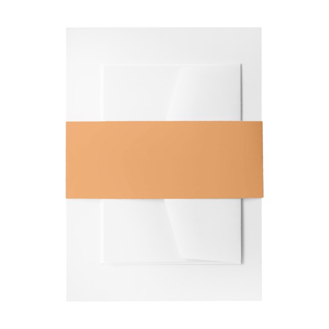 Orange Einladungsbanderole (Vorderseite Beispiel)