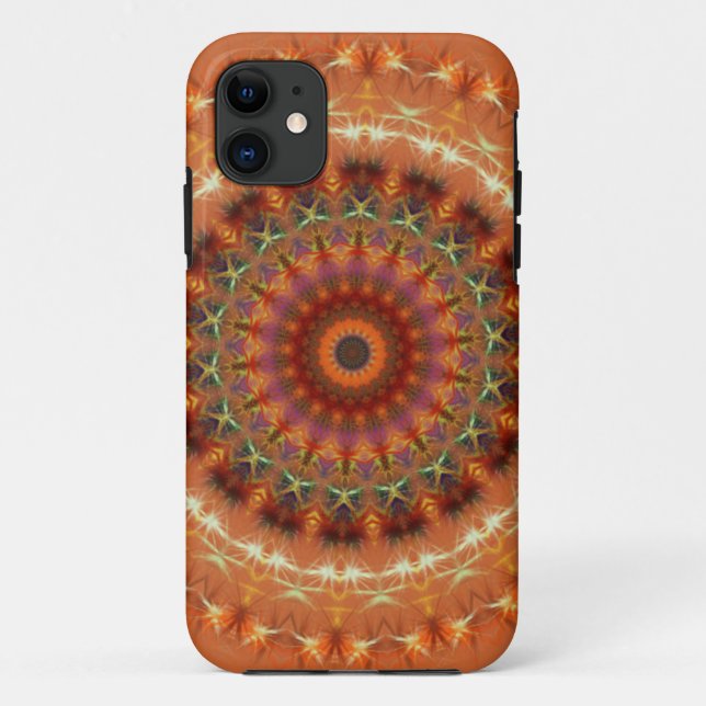 Orange ErdMandala iPhone 5 CaseMate-Kasten Case-Mate iPhone Hülle (Rückseite)