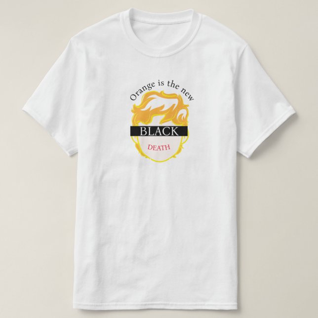 Orange est le nouveau T-shirt politique de la mort (Design devant)