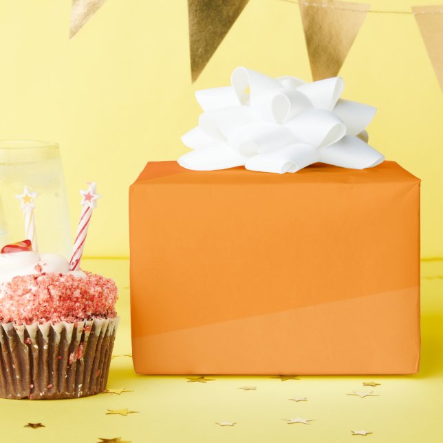 Orange Fade Geschenkpapier (Geburtstagsparty)