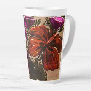 Orange Fall Floral Tasse