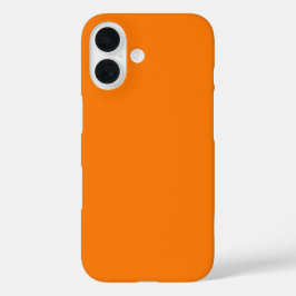 Orange Farbe iPhone 16 Hülle