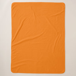 Orange Farbe Sherpadecke