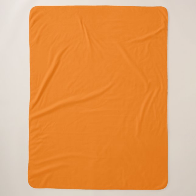 Orange Farbe Sherpadecke (Vorderseite)